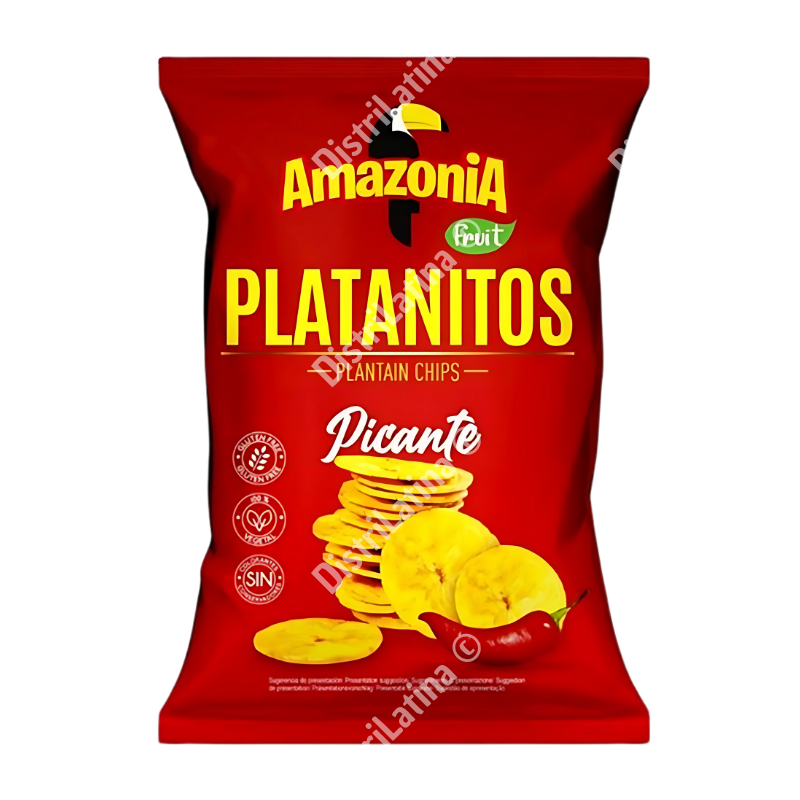 Platanitos Picante 75gr Amazonia