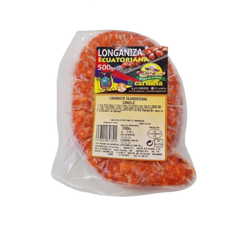 Longaniza Ecuatoriana - Congelada Longaniza Ecuatoriana - Congelada