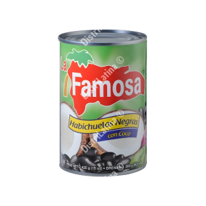 Comprar Habichuelas Negras con Coco La Famosa (425gr) en Suiza