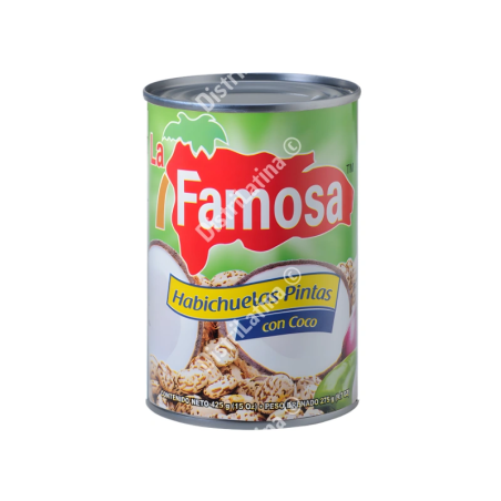 Comprar Gandules con Coco La Famosa (425gr) en Suiza | DistriLatina
