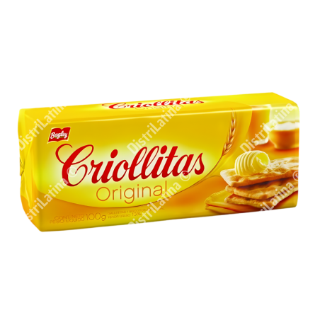 Paquete de Galletas Criollitas Bagley 100g bizcochos para mate