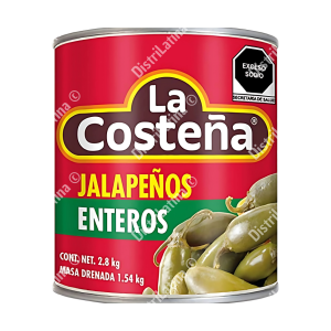 Jalapeños Enteros 2.8kg - Conserva