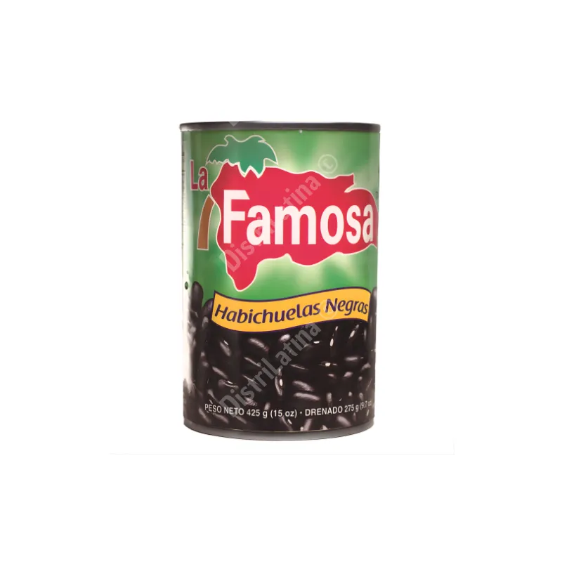 Habichuelas Negras La Famosa (425g) - Frijoles Negros