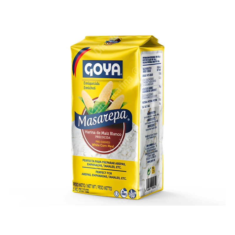 Masarepa Blanca Goya 1kg en Suiza | Harina para Arepas
