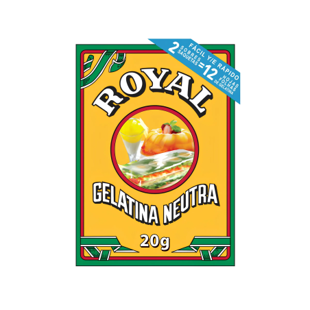 Gelatina sin sabor Royal 20g en Suiza