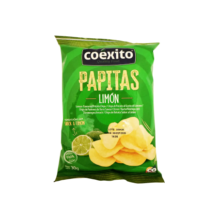 Papitas fritas limón Coéxito 30g en Suiza