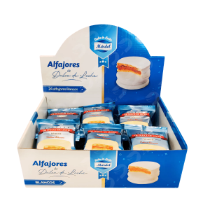 Caja de Alfajores Blancos Mardel 24 unidades