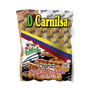 Chorizo Santa Rosano Pequeño 500g (10 Unidades) | Producto Español Auténtico