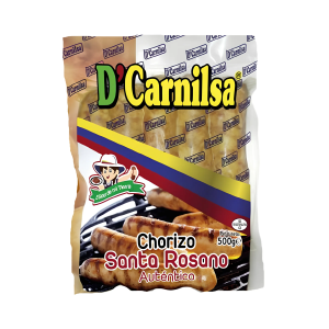 Chorizo Santa Rosano Mediano 500g (5 uds) | Sabor Latino Auténtico