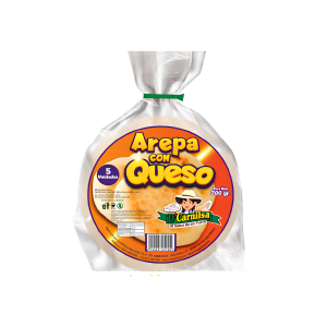 Arepa de Maíz Blanca D'Carnilsa 700g - 5 Unidades