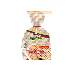 Arepa de Maíz Blanca Pequeña D'Carnilsa 700g (16 Ud)