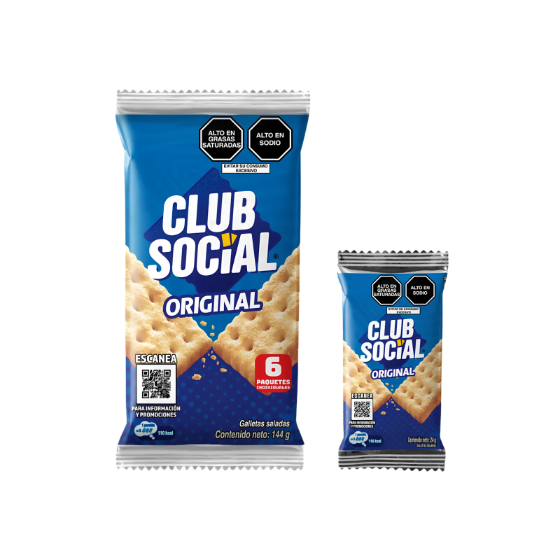 Galletas Club Social Original 6x24g | Comprar en Suiza